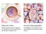 Kit Cuentas Sellado de cera multicolor