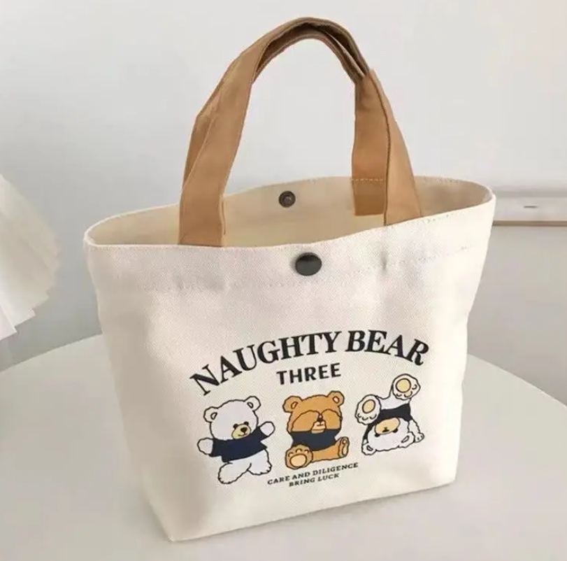 Bolsa en lona Estampado Osos – Tienda Taller Jhovi´scrap