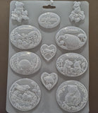 Molde PVC Flexible Woodland oval plates