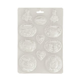 Molde PVC Flexible Woodland oval plates