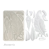 Molde de silicona A5 - Masquerade plumas