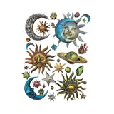 Molde de silicona A5 - Sol y luna