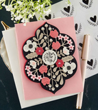 Cutting Dies Floral Reflection