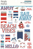 Libro de Pegatinas Vintage Seas