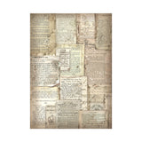 Papel de arroz A6 - Biblioteca Vintage Library