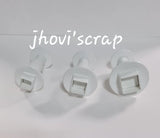 Molde Plastico Cuadrado * 3 pz