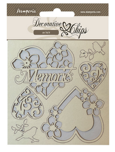 Decorative Chips - Memories Blue land