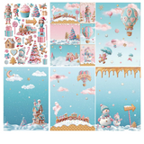 Papel de arroz A4 - Candy Christmas
