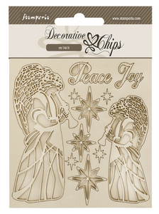 Decorative chips cm 14x14 - Angels