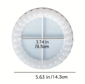 Molde silicona Posavasos de agata