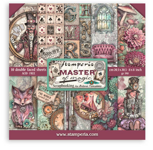 Block de Papeles 10 hojas cm 20,3X20,3 (8"X8") - Master of Magic