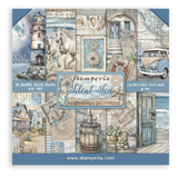 Block de papeles 10 hojas cm 20,3X20,3 (8"X8") - Silent Sea