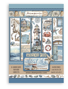 Washi pad 8 hojas A5 - Silent Sea