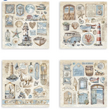 Stickers mm 165x165 4 hojas - Silent Sea