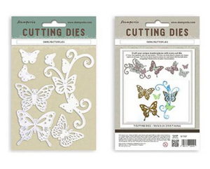 Cutting Dies A6 - Mariposas arremolinadas