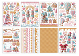 Washi pad 8 hojas A5 - Candy Christmas