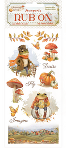 Rub-on cm 10,16x21,6 - Whispering woods Mr Frog