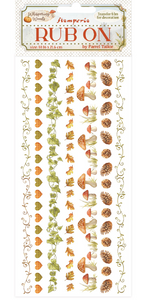 Rub-on cm 10,16x21,6 - Whispering woods stripes