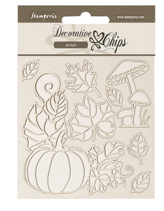 Decorative chips cm 14x14 - Whispering woods pumpkin
