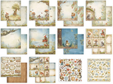Block de Papeles 10 sheets (12"x12") - Hidden Grove