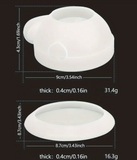 Molde de silicona taza con plato