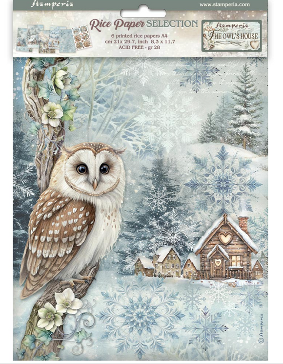 Kit 6 papeles de arroz A4 - The Owl's House