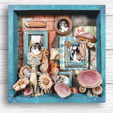 Molde de silicona Stamperia Furry Friends Flowers A5