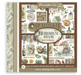 Rub on cm 15,5x15,5 - 6 motivos Herbarium Silvae