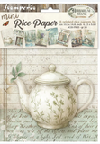 papel de arroz mini A6 8 hojas Herbarium Silvae