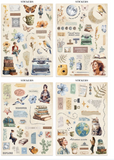Junk journal pegatinas, recortes, fondos - Secret Diary