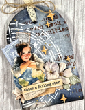 Junk journal pegatinas, recortes, fondos - Secret Diary