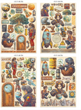 Junk journal pegatinas, recortes, fondos - A new Beginning