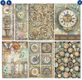 Papel de arroz A4 Selección 6 - Gardens of Time