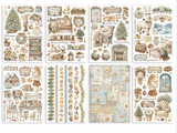 Washi pad 8 hojas A5 - White Christmas