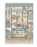 Washi pad 8 hojas A5 - White Christmas
