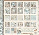 Bloc de Scrapbooking 22 hojas cm 30,5x30,5 (12"x12") Una cara - White Christmas