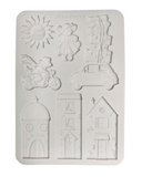 Molde de silicona A5 - Cozy Family pajaros