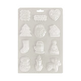 Molde flexible A5 - Candy Christmas elementos