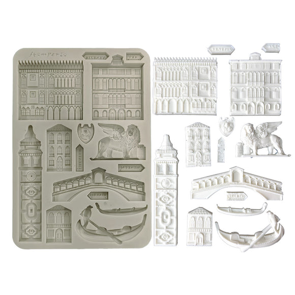 Silicon mould A5 - Venice City of Art monuments