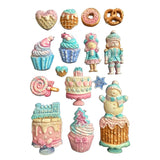 Molde de silicona A5 - Candy Christmas pasteles