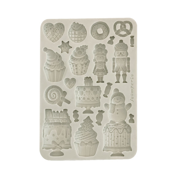 Molde de silicona A5 - Candy Christmas pasteles