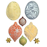 Molde de silicona A5 - Christmas bolas