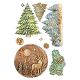 Molde de silicona A5 - Christmas paisaje invernal