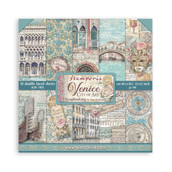 Block de papeles 12*12 10 hj Venice of art