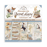 Block de Papeles 10 hojas  (8"X8") 2 caras -  Secret Diary
