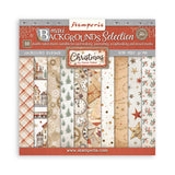 Block de papeles 20,3X20,3 (8"X8") Backgrounds Selection - Gear up for Christmas