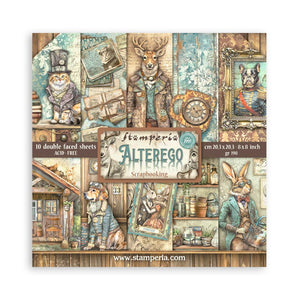 Block de papeles 10 hojas cm 20,3X20,3 (8"X8") - Alterego