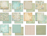 Bloc de Papeles 10 hojas (8"X8") 2 caras Backgrounds Selection - Daisy Art