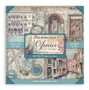 Block de papeles 22 hj (8"X8") Una cara Venice City of Art