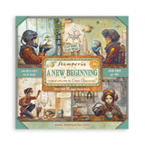 BlocKde Papeles 22 hojas cm 20,3X20,3 (8"X8") Una cara - A new Beginning